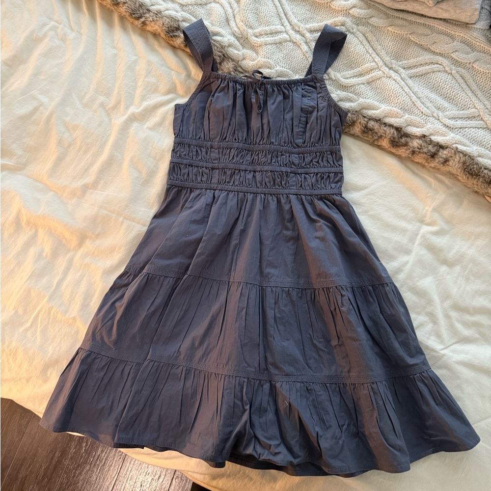 Aritzia Sunday Best Navy Dress